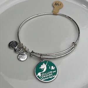 Alex and Ani Rafaleian Silver Disney Little Mermaid Bracelet